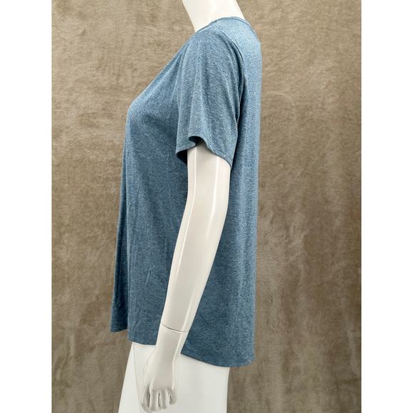 90 Degrees By Reflex Top Womens XL Lot of 2 Blue Gray V-Neck Workout Gym Active - Picture 11 of 14